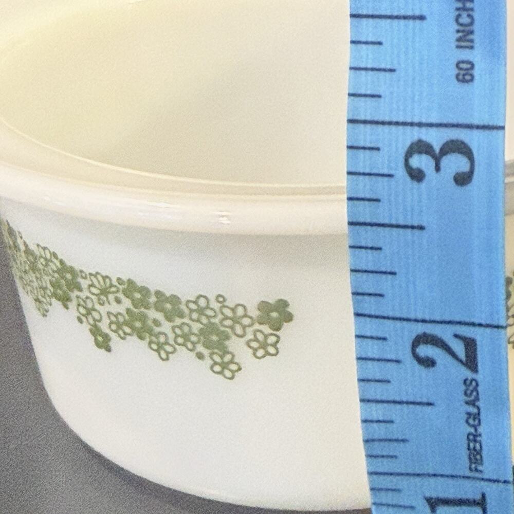 Corelle/Pyrex Crazy Daisy Spring Blossom Round Butter Dish/Bowl. NO LID VINTAGE - Picture 6 of 6